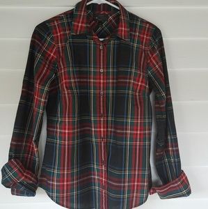 J.Crew EUC plaid button down shirt